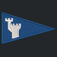 Men's Pique Polo w/ Burgee Design