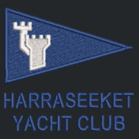 Men's Pique Polo w/ Burgee & Text Design