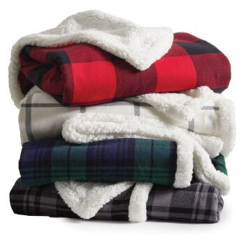 Flannel Sherpa Blanket  Thumbnail