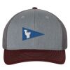 112 Trucker Cap - Greely PTO Heather gray/charcoal/maroon Thumbnail